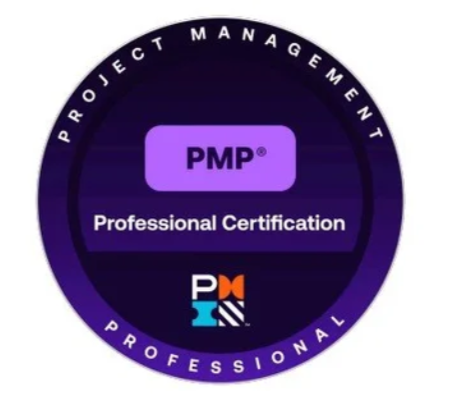 Project Management Professional certification badge, Project Management Institute